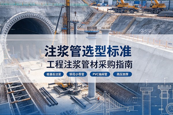 当涂注浆管选型标准