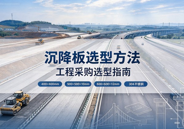 当涂沉降板选择方法